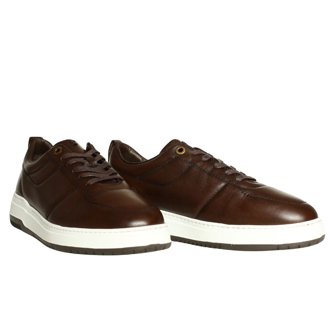 Kahve Deri Erkek Sneaker
