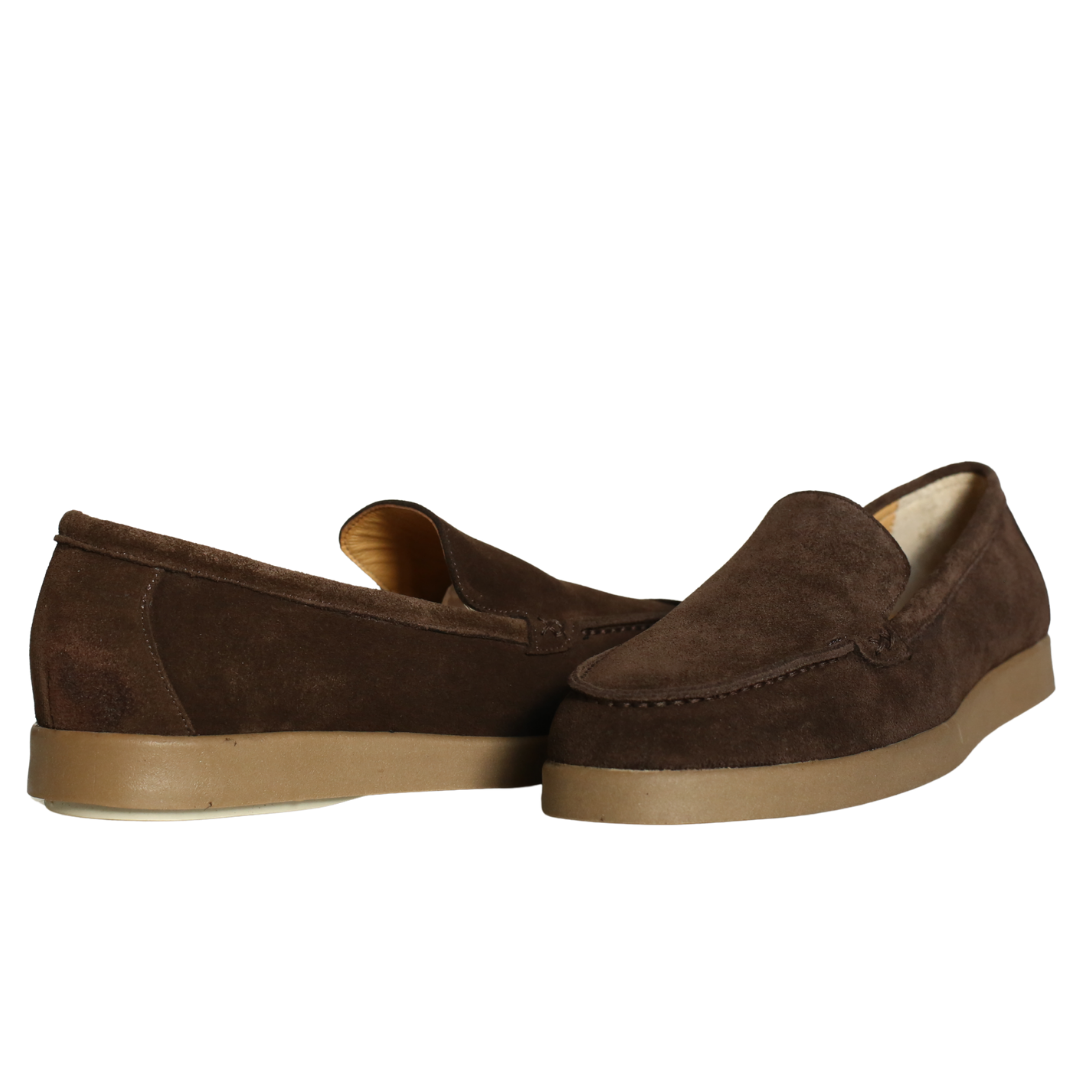 Kahve Süet Kadın Loafer