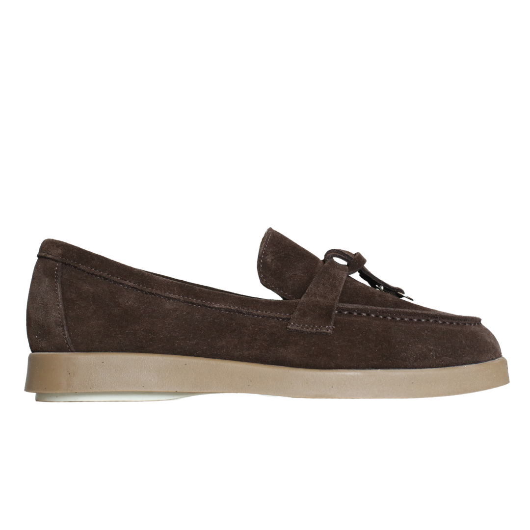 Kahve Süet Kadın Loafer