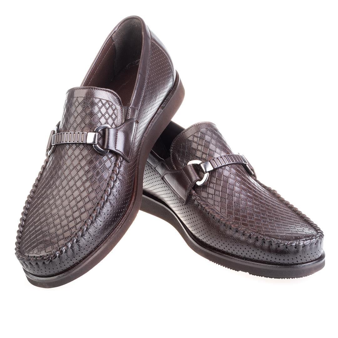 Kahve Toka Detaylı Erkek Loafer Ayakkabı