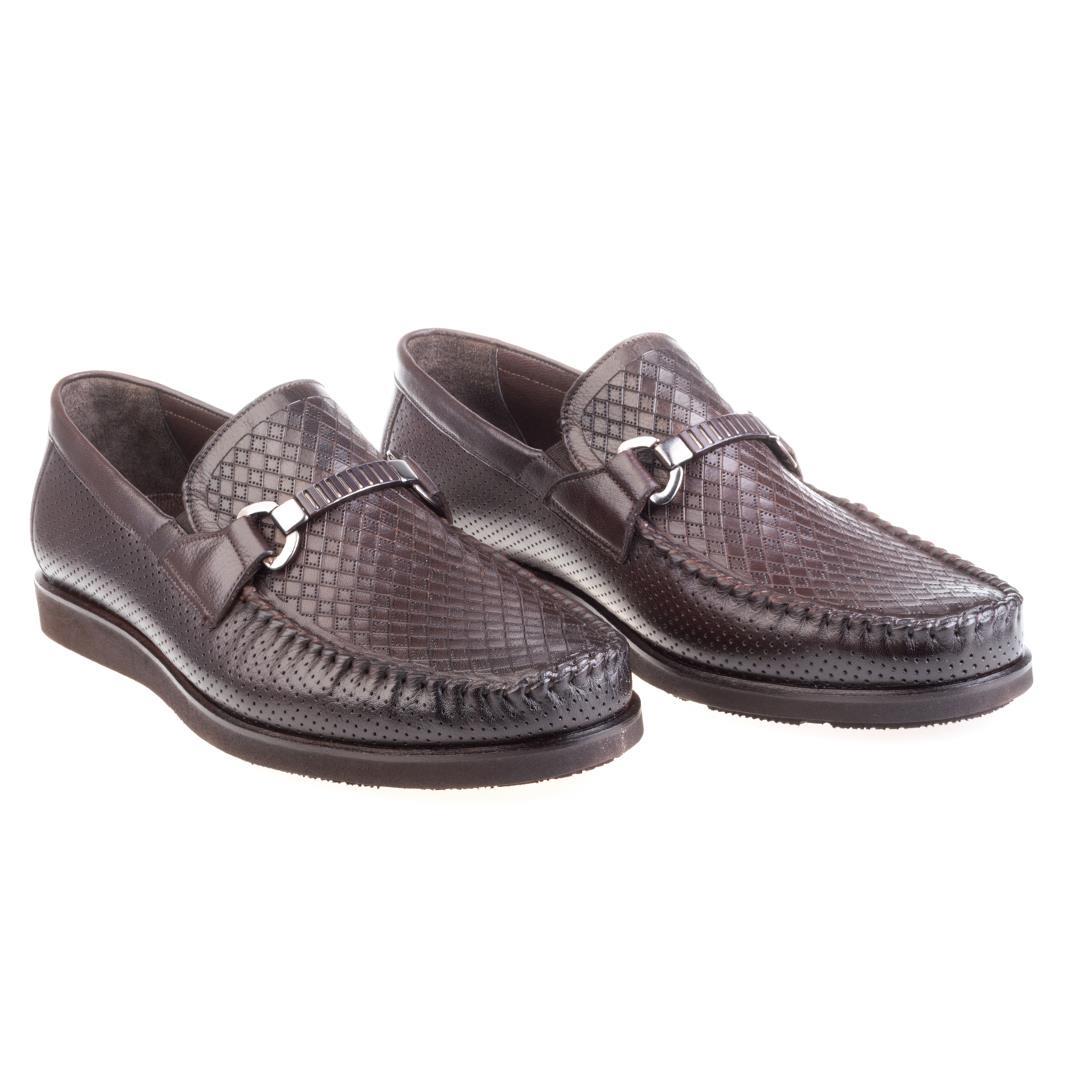 Kahve Toka Detaylı Erkek Loafer Ayakkabı