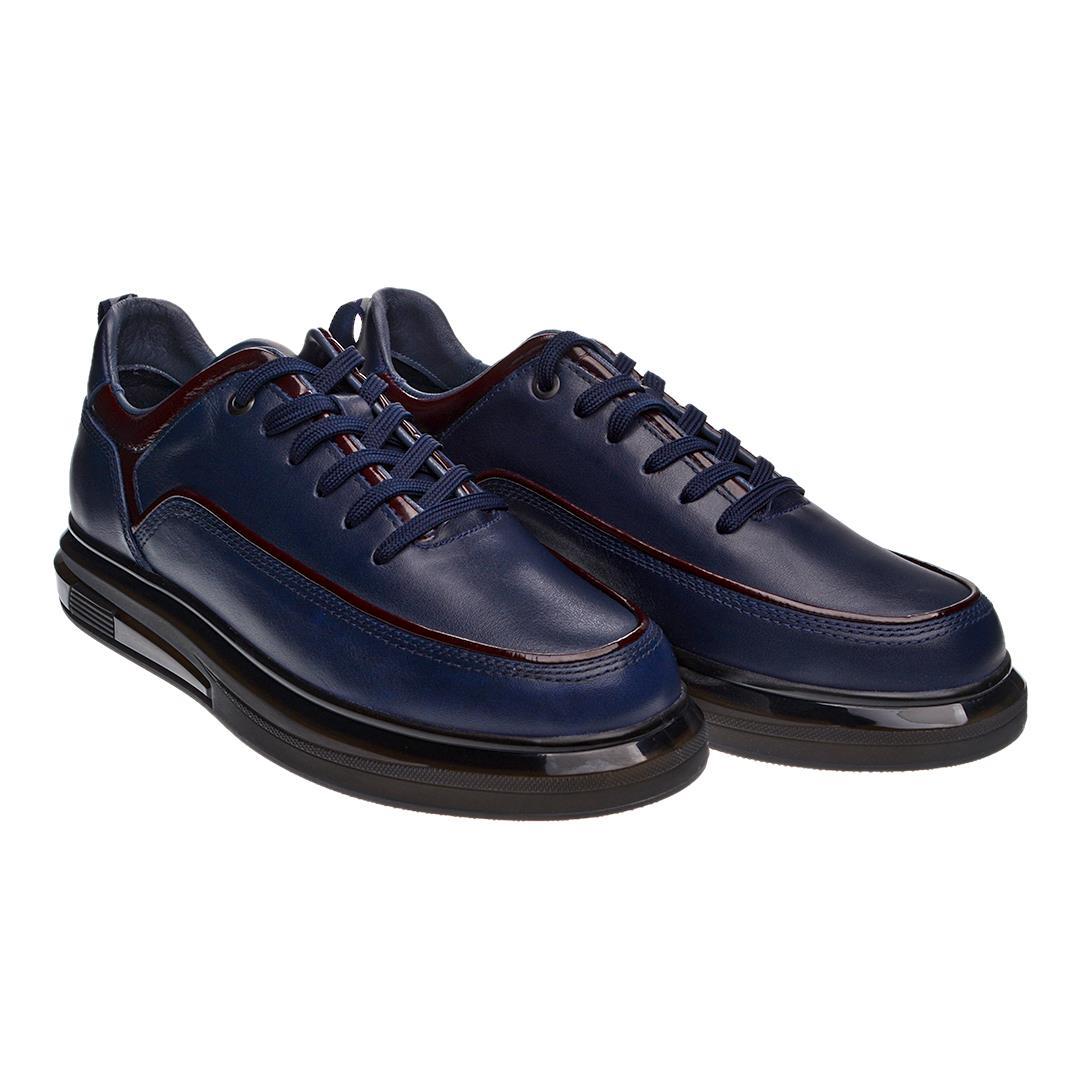 Lacivert Erkek Bağcık Detaylı Sneaker