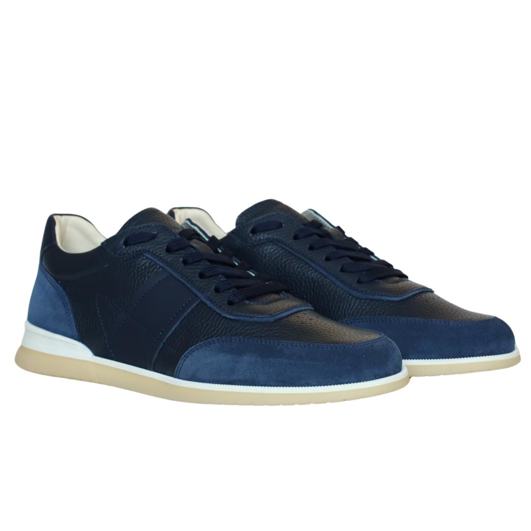 Lacivert Erkek Bağcıklı Sneaker