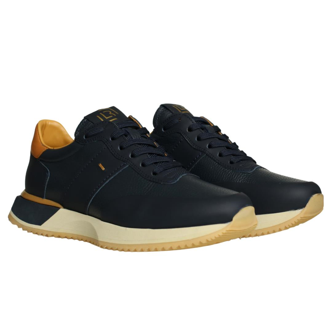 Lacivert Erkek Bağcıklı Sneaker
