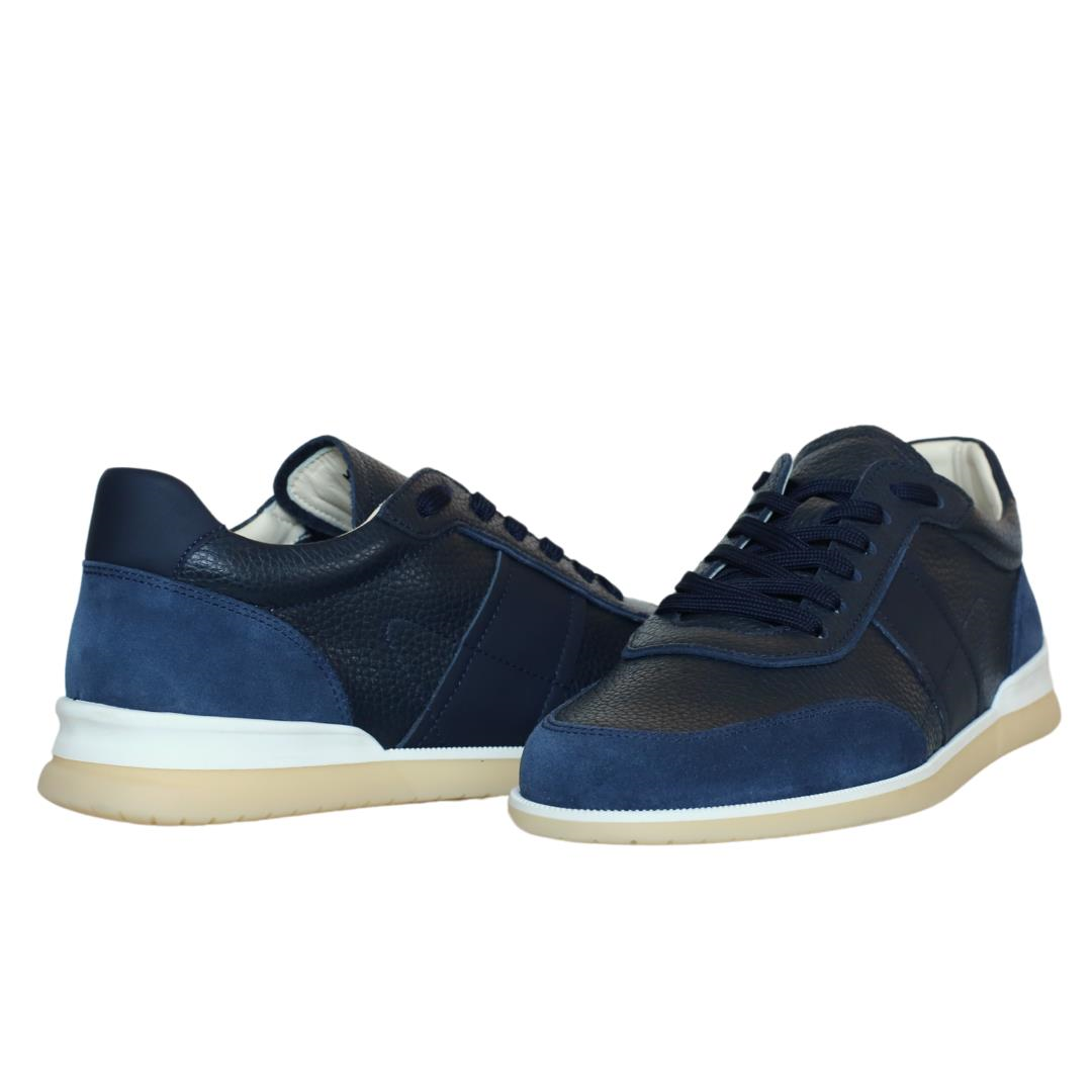 Lacivert Erkek Bağcıklı Sneaker