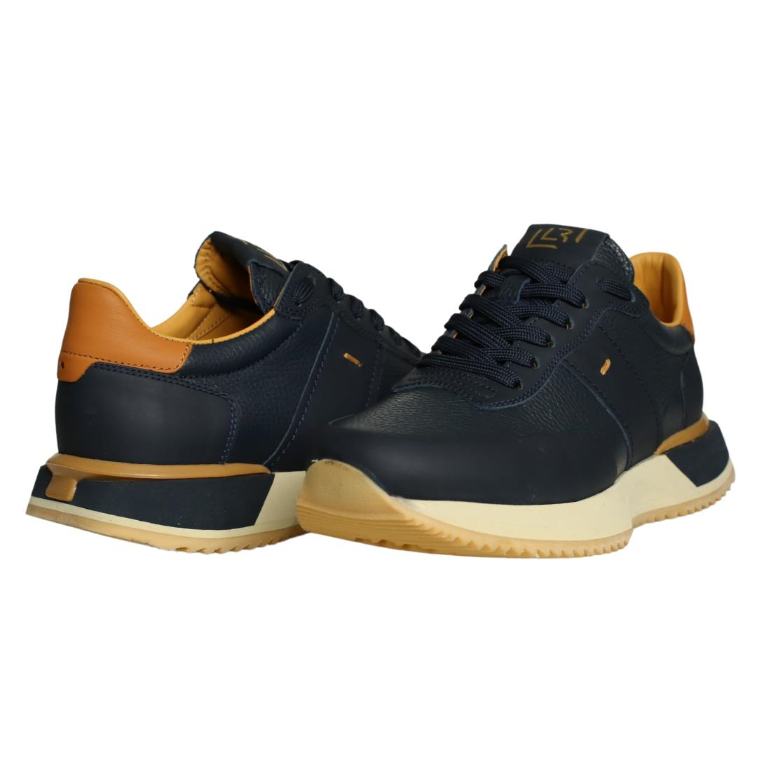 Lacivert Erkek Bağcıklı Sneaker
