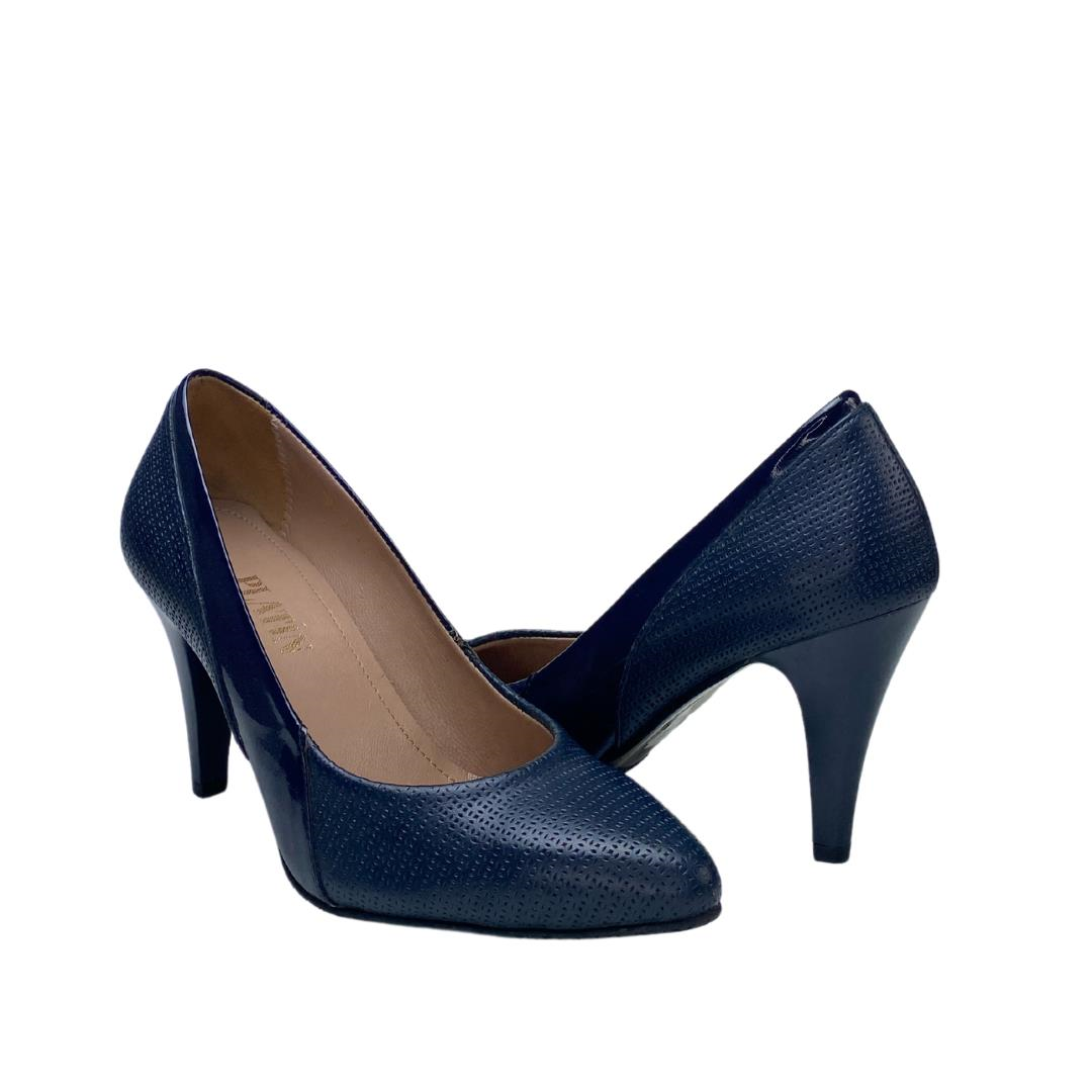 Lacivert Kadın Stiletto Ayakkabı