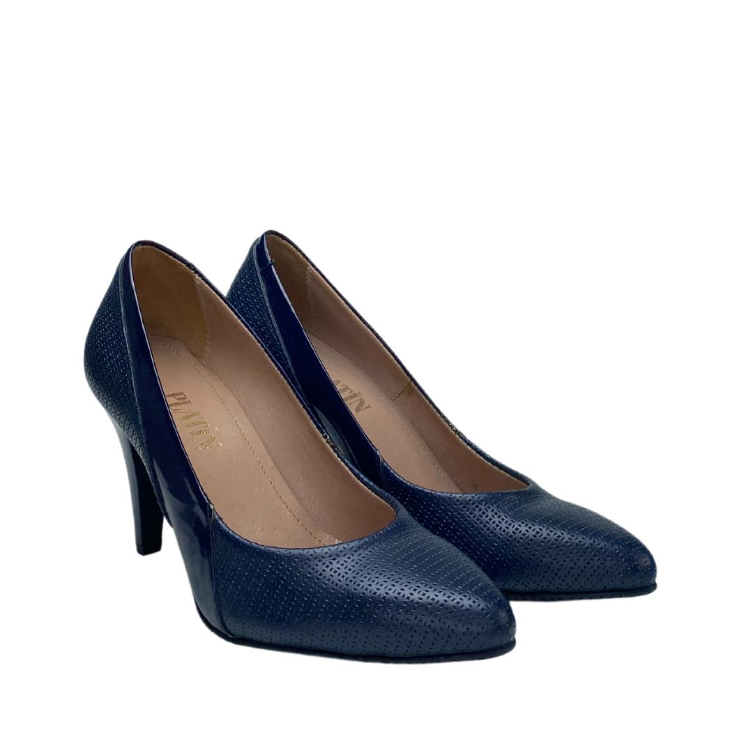 Lacivert Kadın Stiletto Ayakkabı