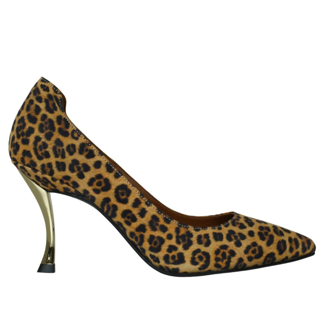 Leopar Deri Kadın Stiletto