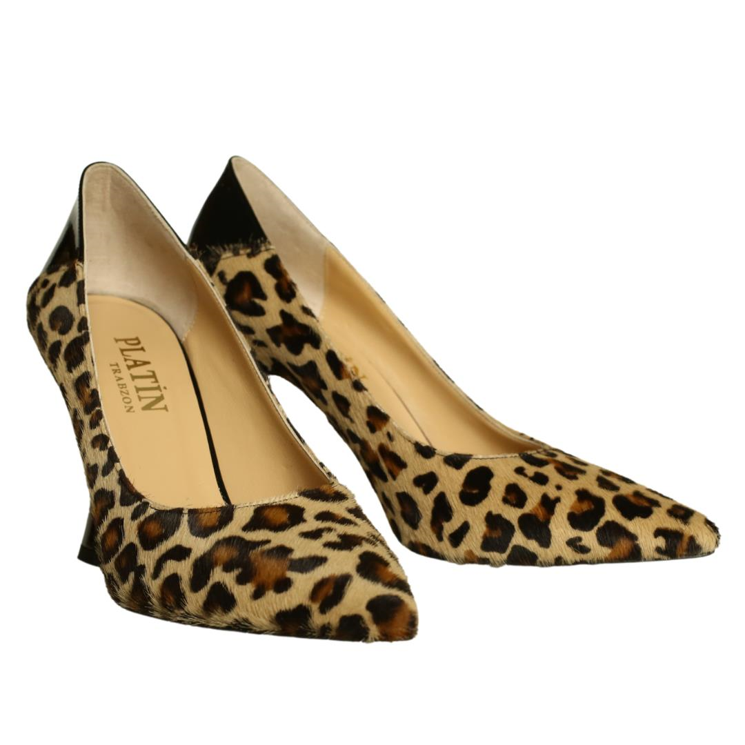 Leopar Deri Kadın Stiletto