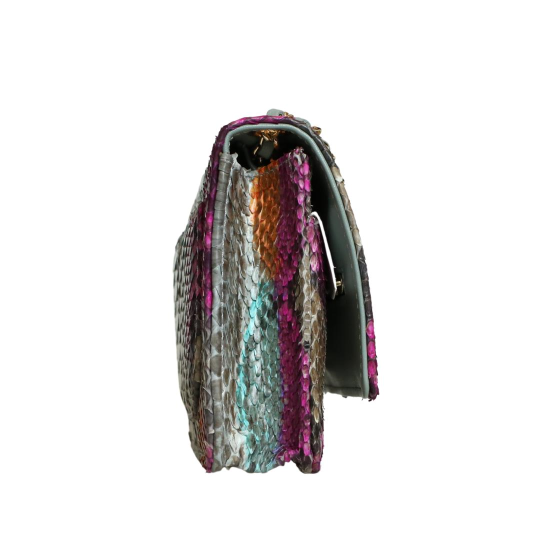 Multi Color Pyhton Kadın Çapraz Askılı Çanta