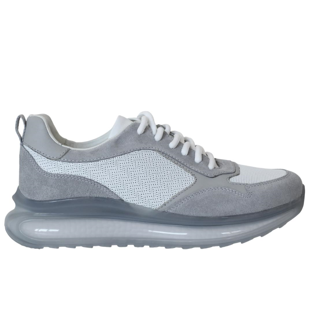 Multi Gri Deri Erkek Sneaker