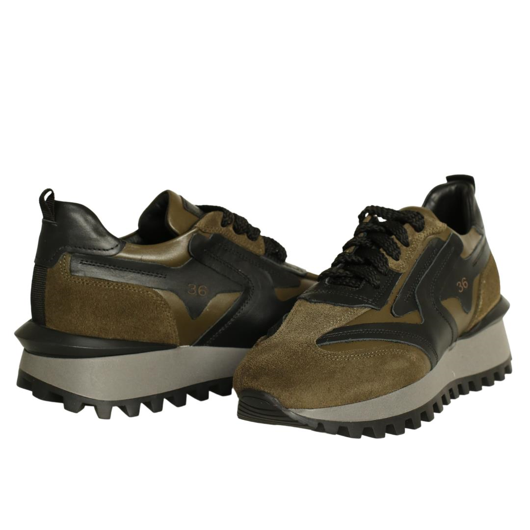 Multi Haki Kadın Sneaker