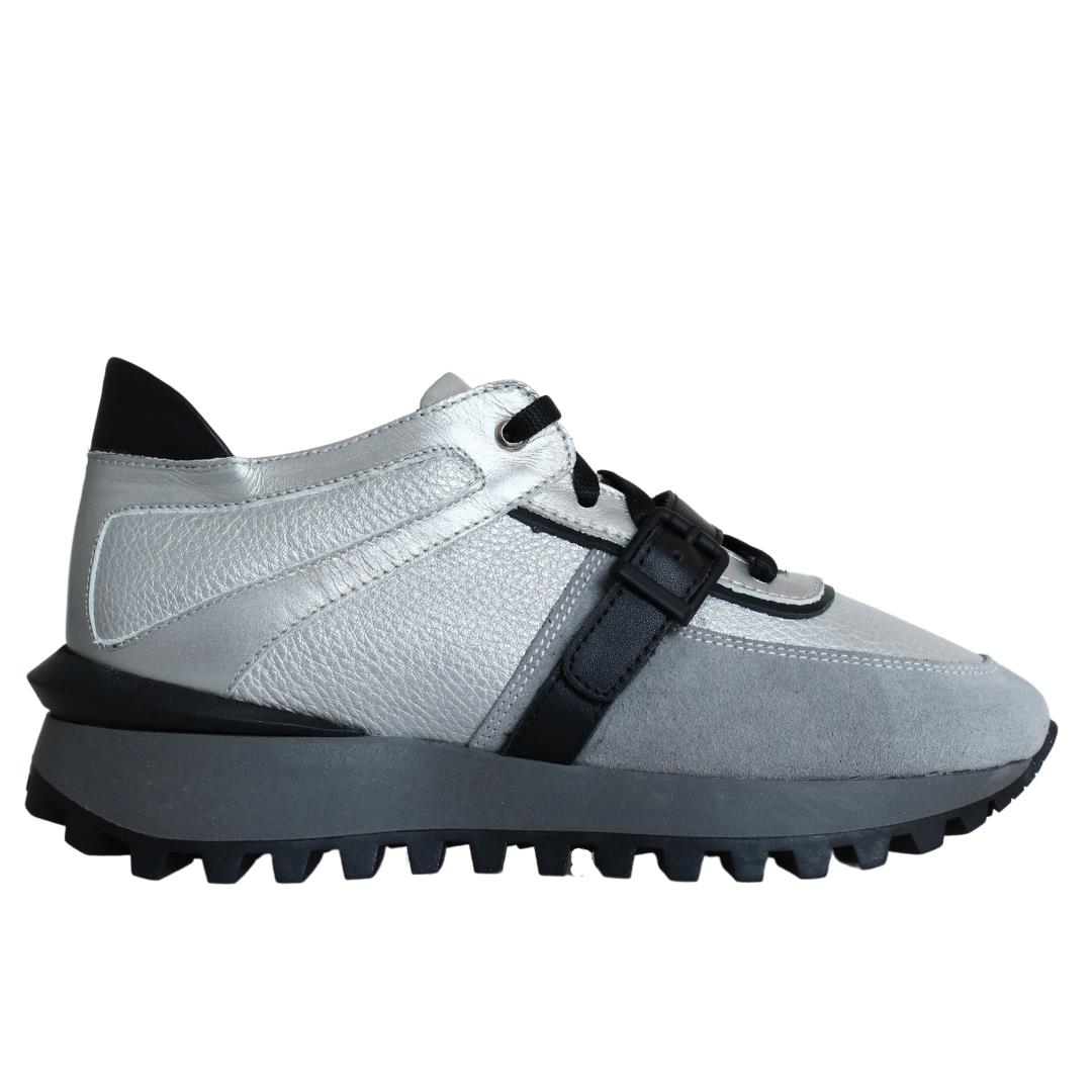 Multi Lame Kadın Bağcıklı Sneaker