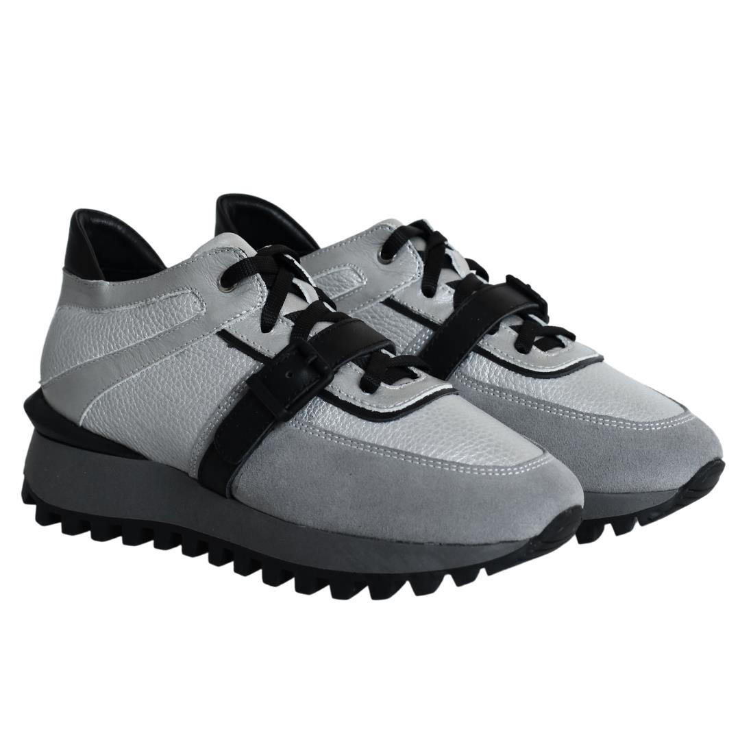 Multi Lame Kadın Bağcıklı Sneaker