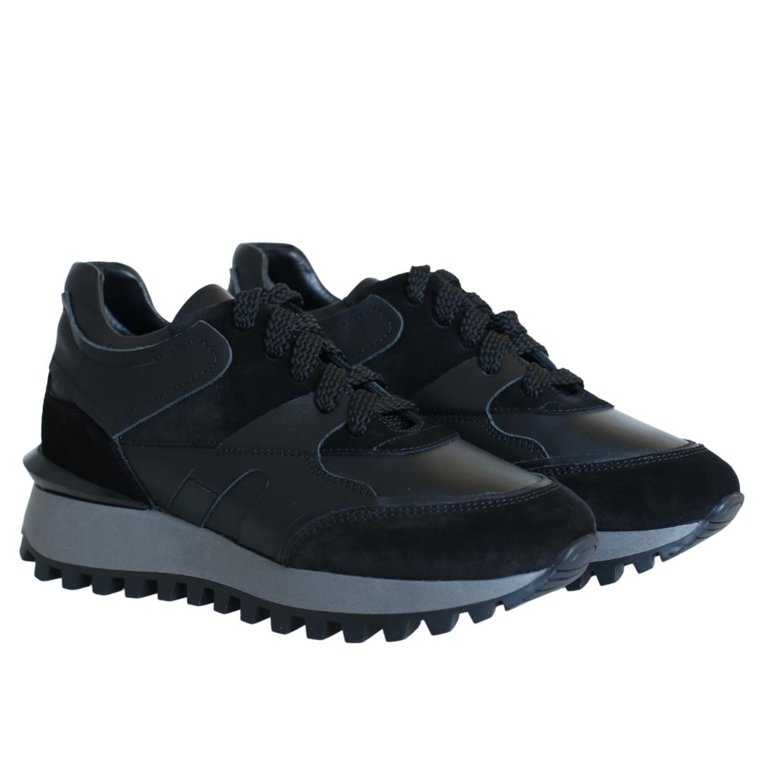 Multi Siyah Kadın Bağcıklı Sneaker