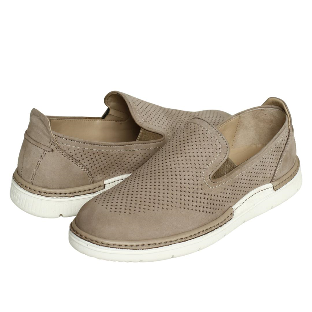 Nubuk Vizon Deri Erkek Loafer