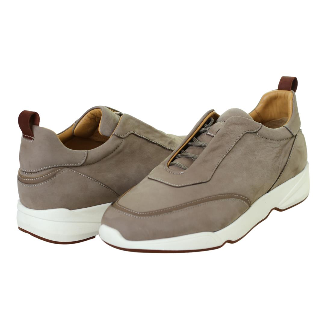 Nubuk Vizon Deri Erkek Sneaker