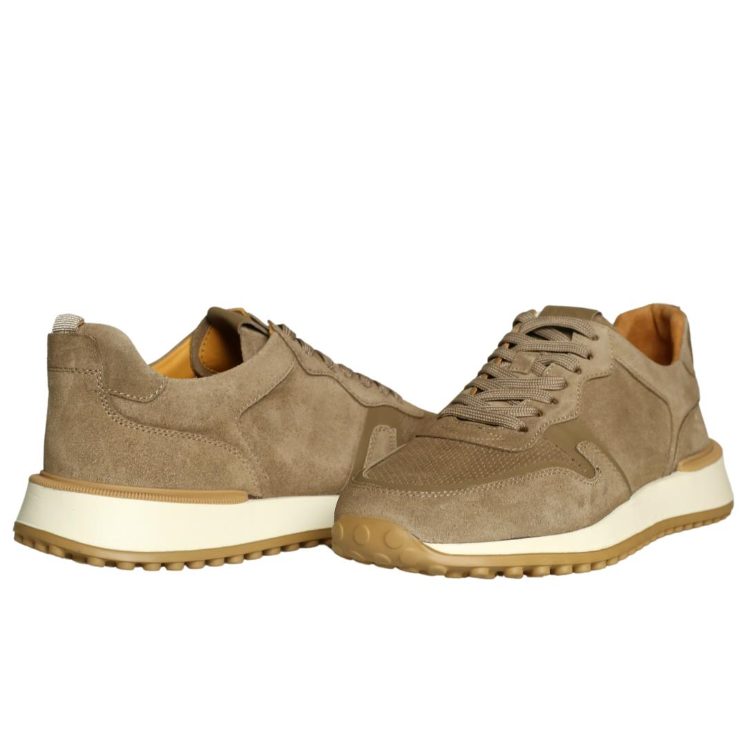 Nubuk Vizon Erkek Bağcıklı Sneaker