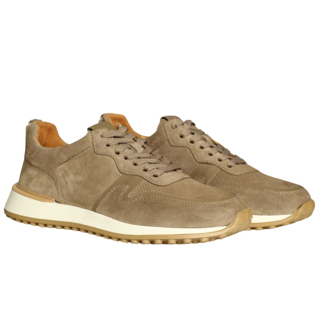 Nubuk Vizon Erkek Bağcıklı Sneaker