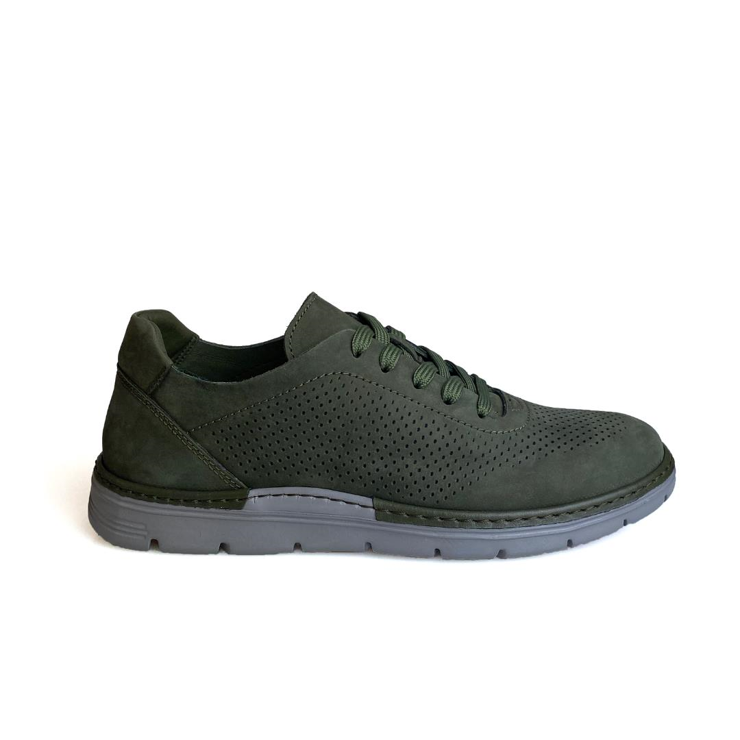 Nubuk Yeşil Erkek Sneaker