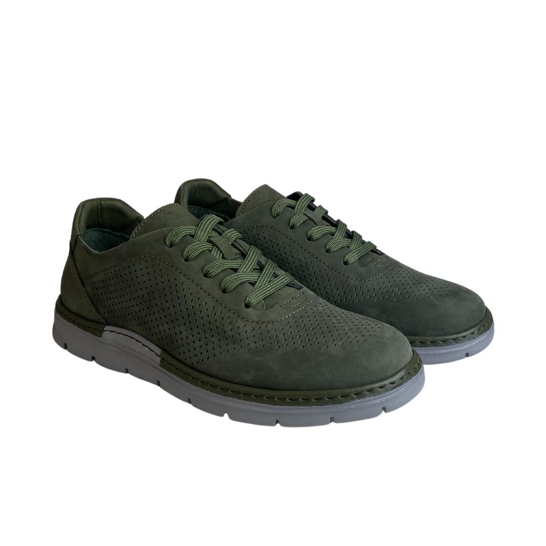 Nubuk Yeşil Erkek Sneaker
