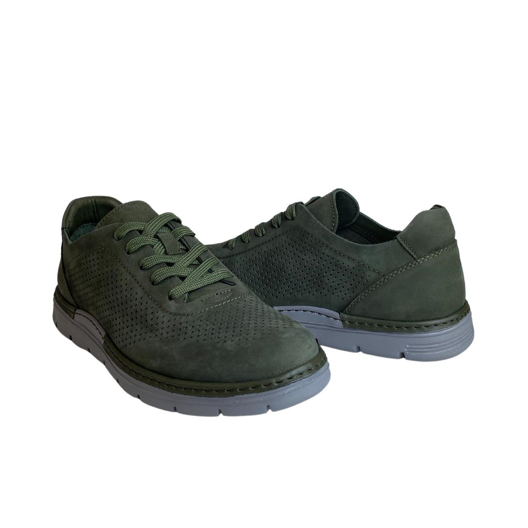 Nubuk Yeşil Erkek Sneaker