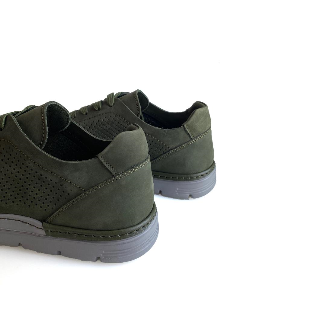 Nubuk Yeşil Erkek Sneaker