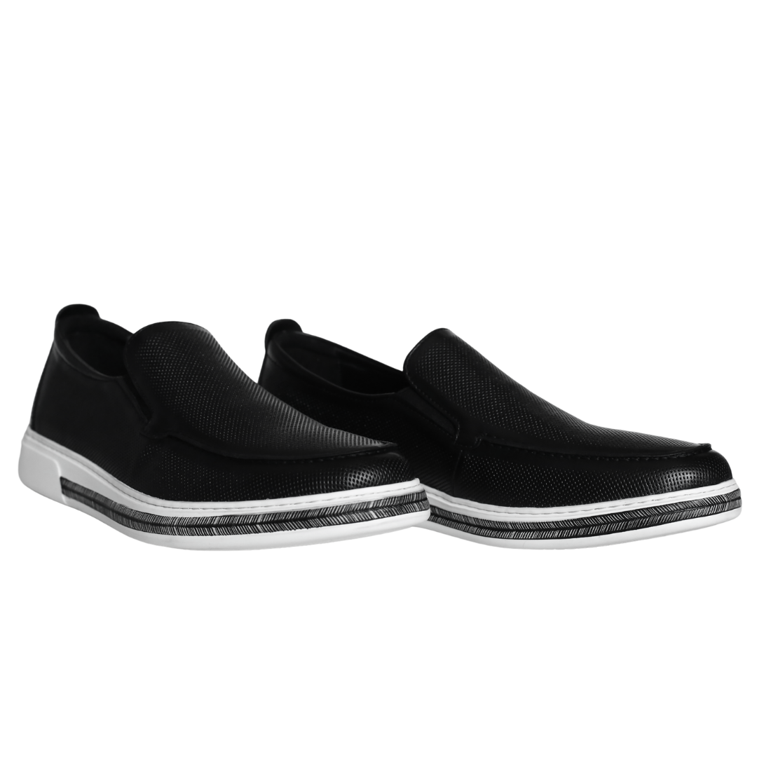 Siyah Deri Erkek Loafer