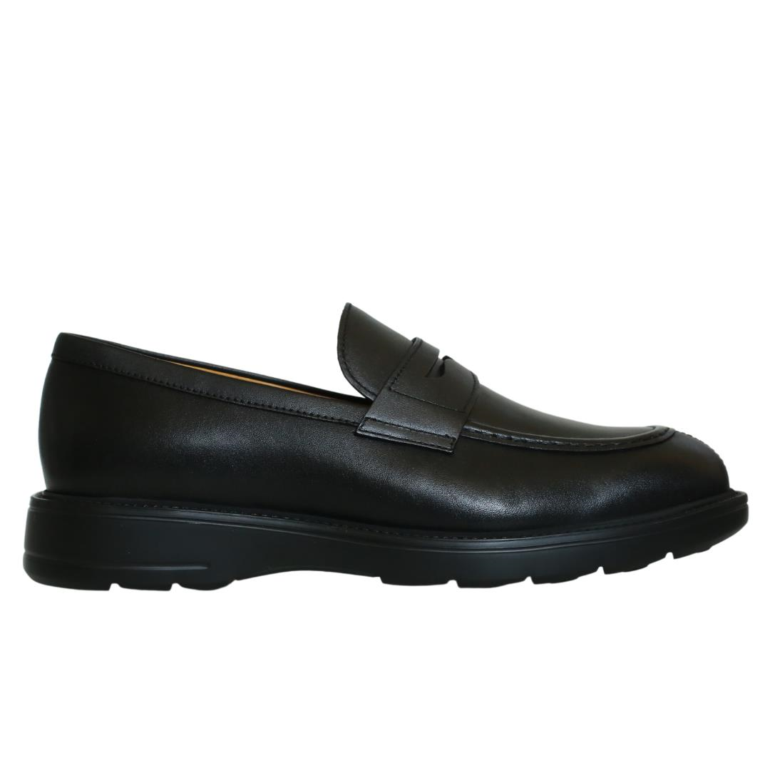 Siyah Deri Erkek Loafer