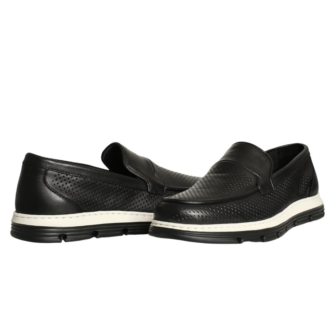 Siyah Deri Erkek Loafer