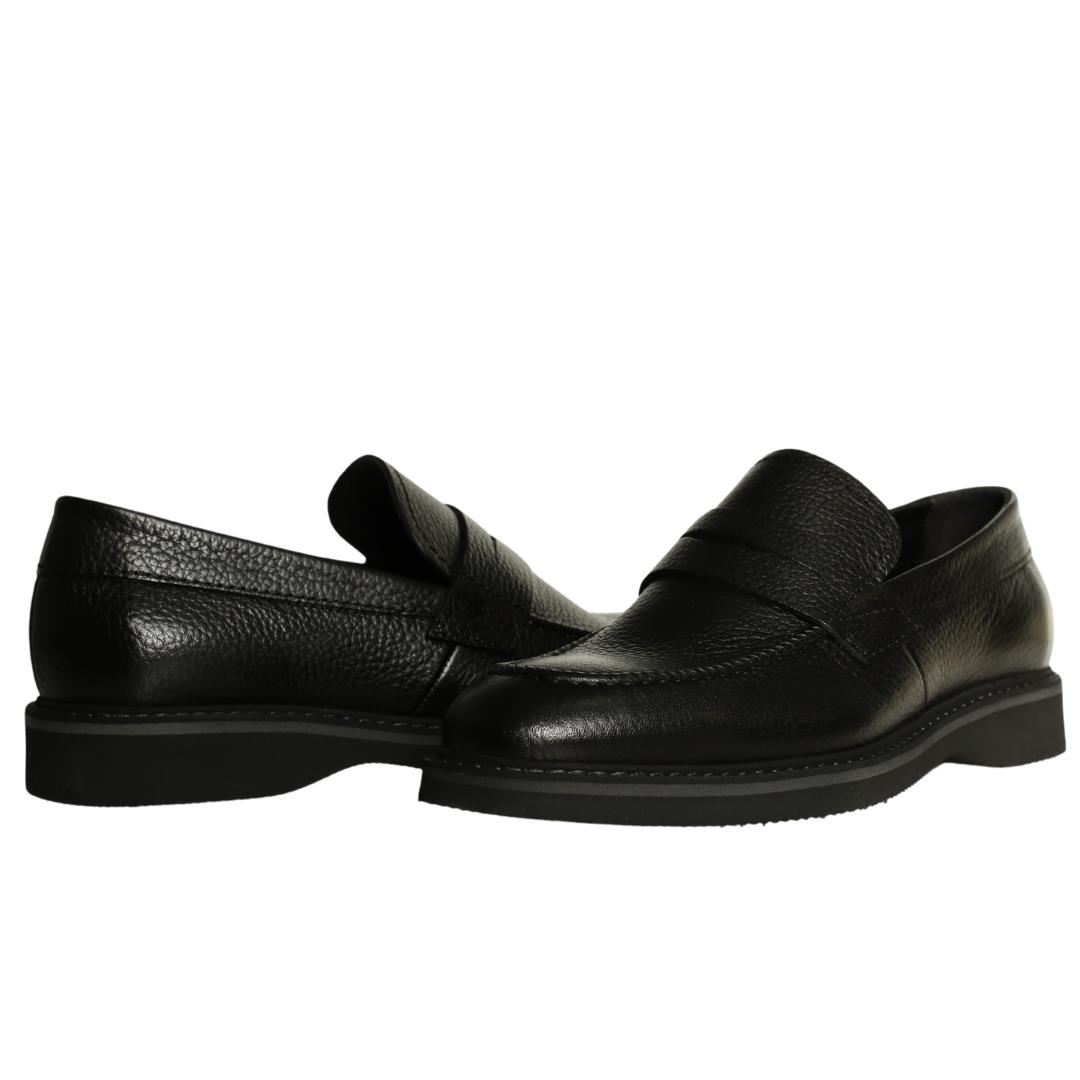Siyah Deri Erkek Loafer
