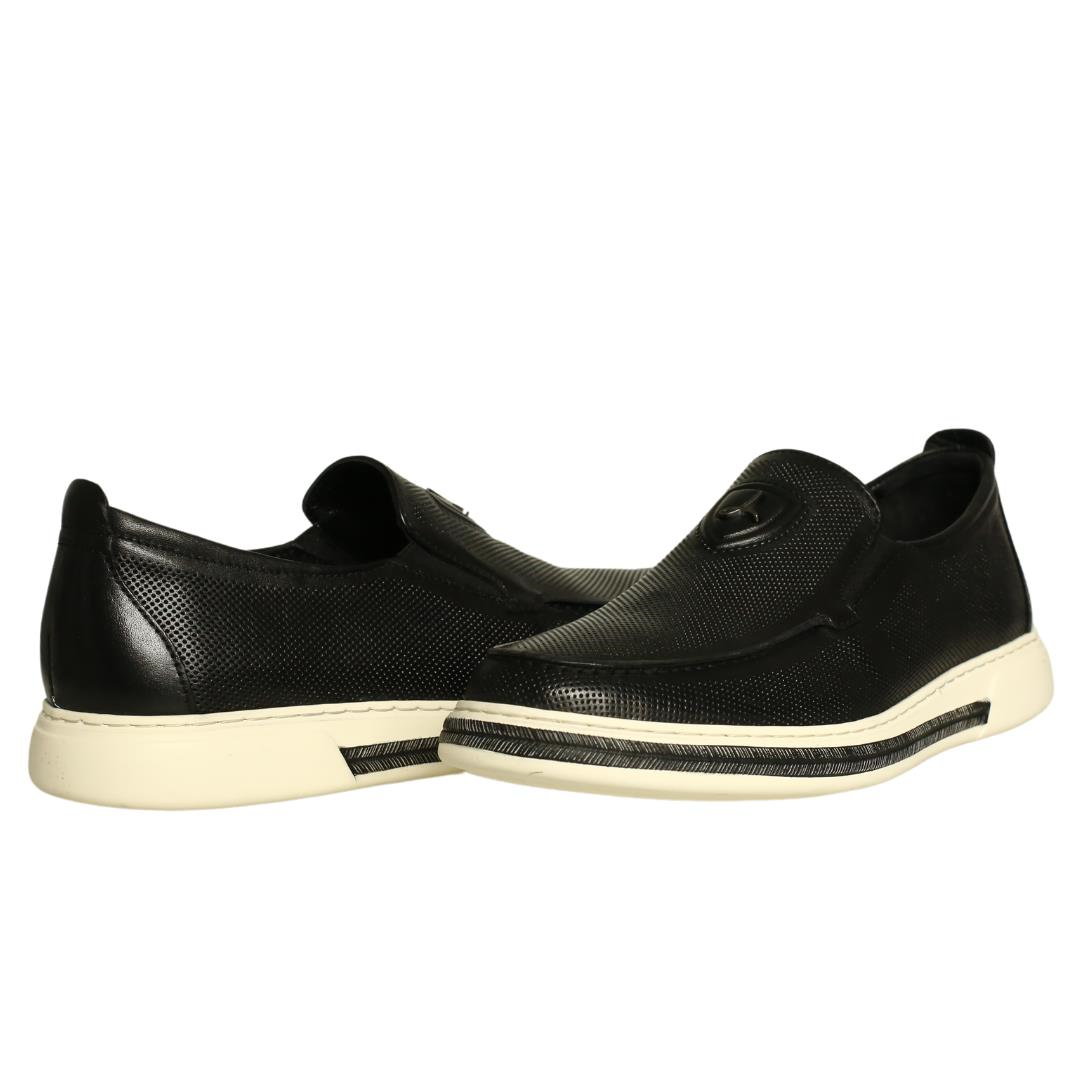Siyah Deri Erkek Loafer