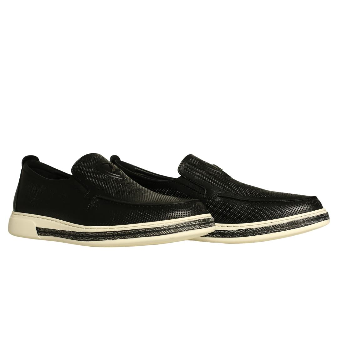 Siyah Deri Erkek Loafer