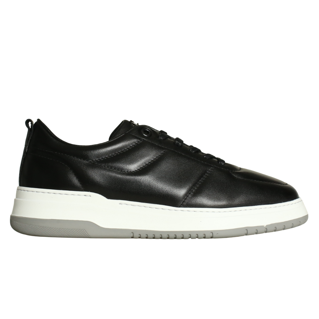 Siyah Deri Erkek Sneaker