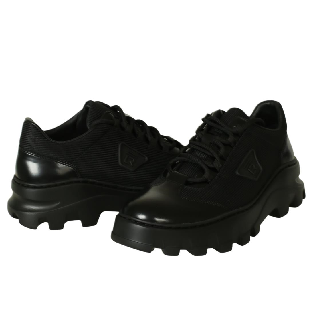Siyah Deri Erkek Sneaker
