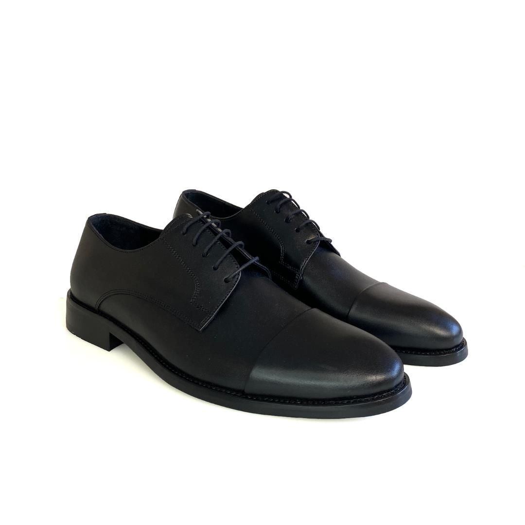 Siyah Erkek Bağcıklı Klasik Ayakkabı