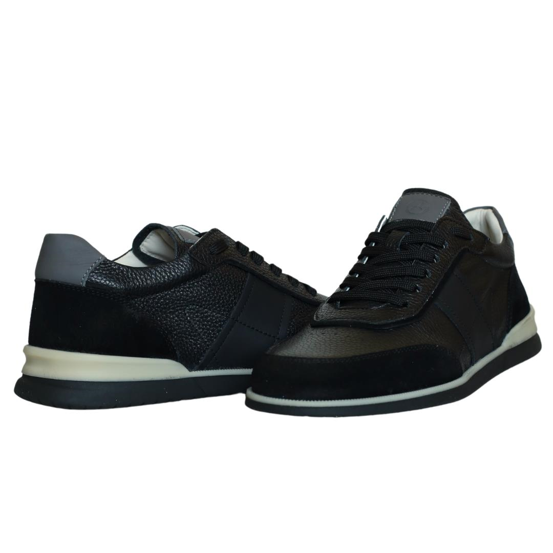 Siyah Erkek Bağcıklı Sneaker