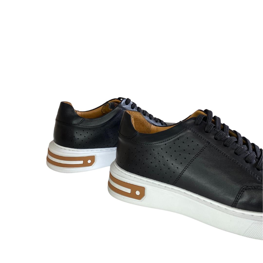 Siyah Erkek Sneaker Spor Ayakkabı