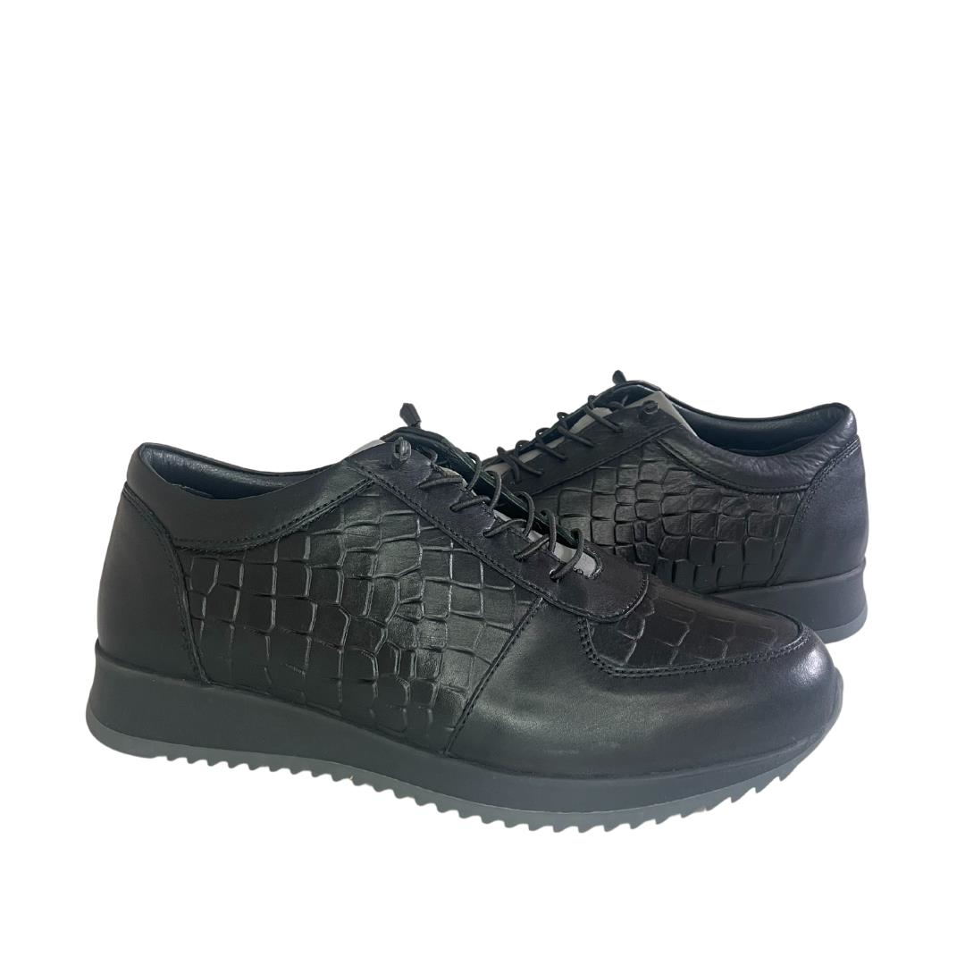 Siyah Gri Erkek Sneaker Ayakkabı