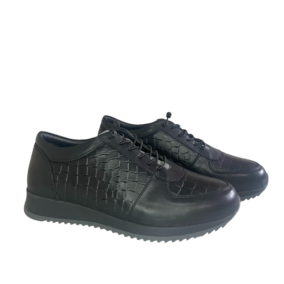 Siyah Gri Erkek Sneaker Ayakkabı