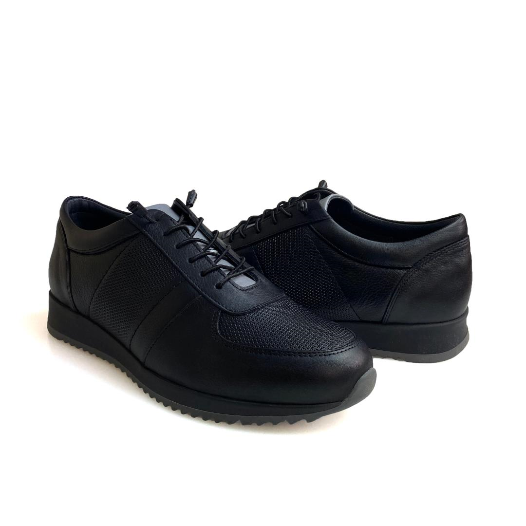 Siyah Gri Erkek Sneaker Spor Ayakkabı