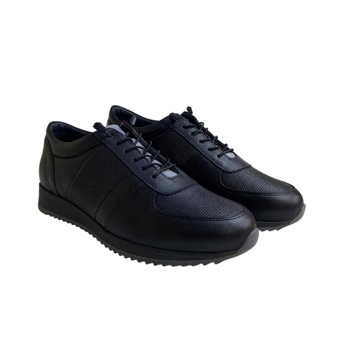 Siyah Gri Erkek Sneaker Spor Ayakkabı