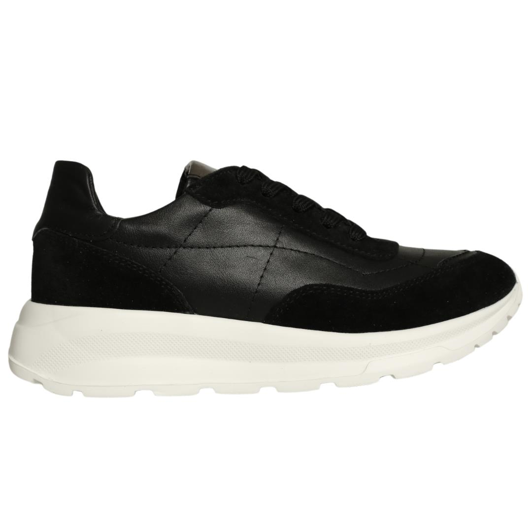 Siyah Kadın Bağcıklı Sneaker