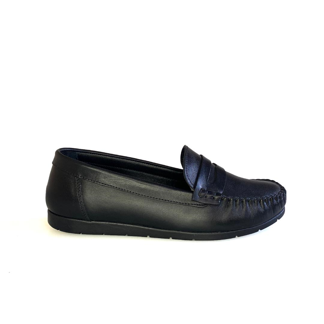 Siyah Kadın Loafer Ayakkabı