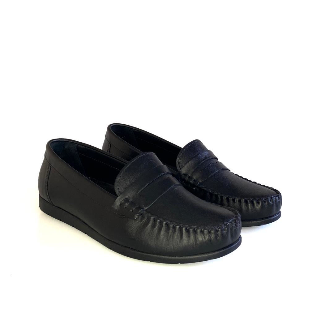 Siyah Kadın Loafer Ayakkabı