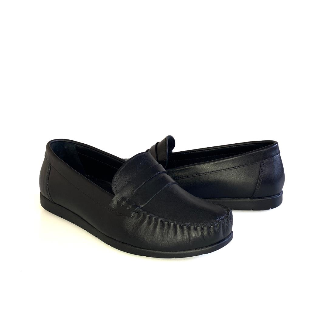 Siyah Kadın Loafer Ayakkabı
