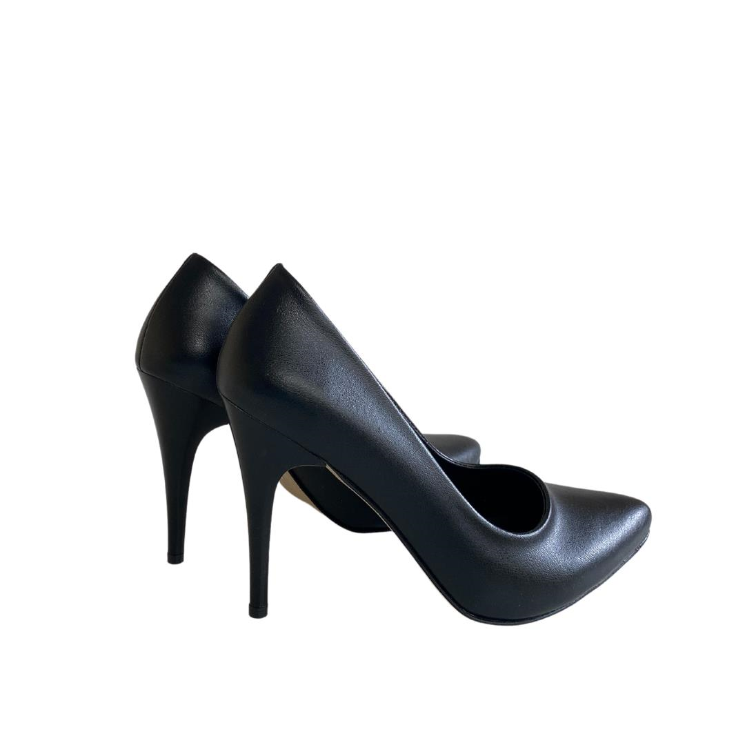 Siyah Kadın Topuklu Stiletto Ayakkabı