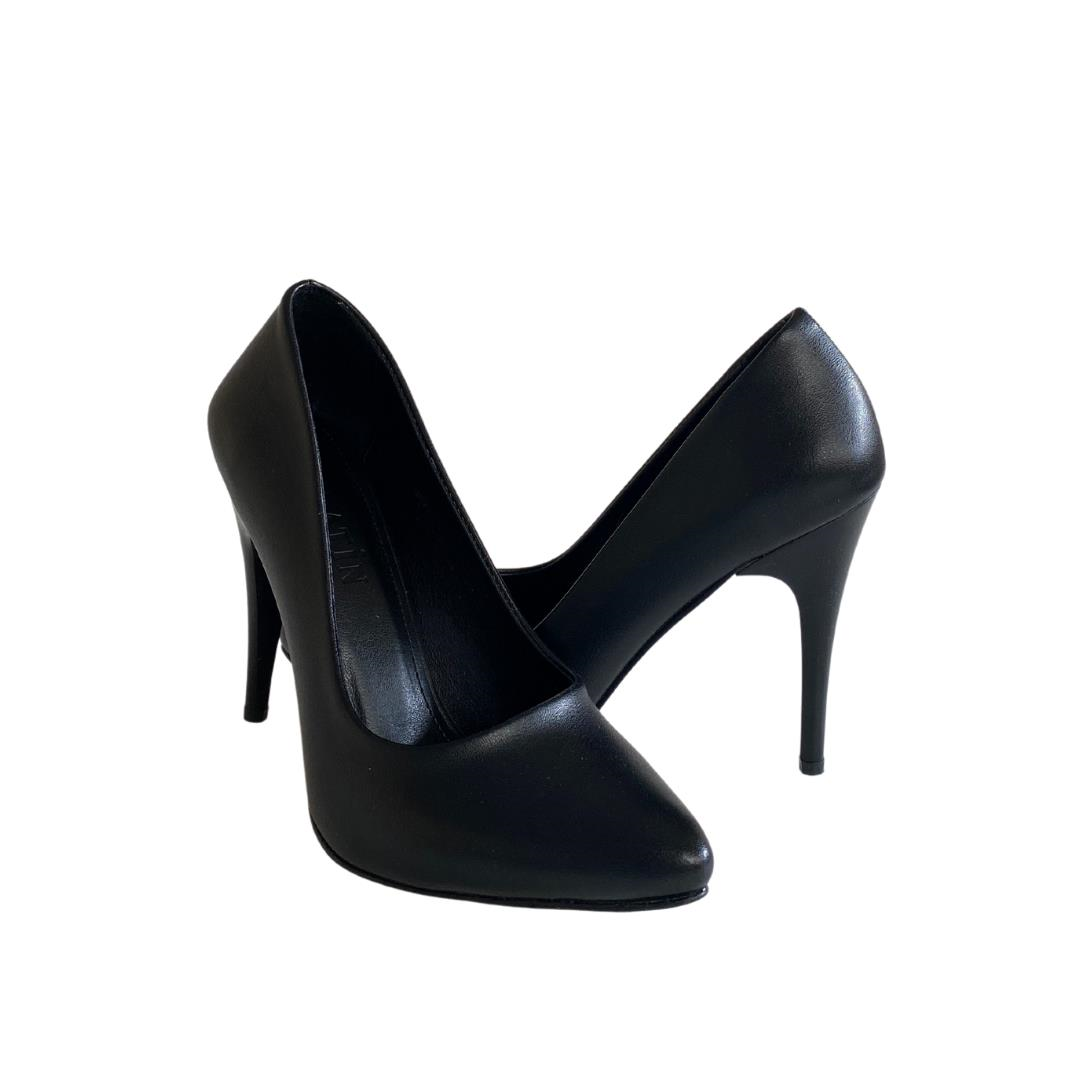 Siyah Kadın Topuklu Stiletto Ayakkabı