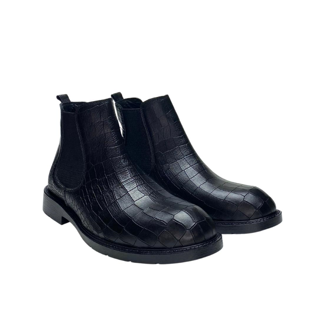 Siyah Python Erkek Deri Günlük Bot